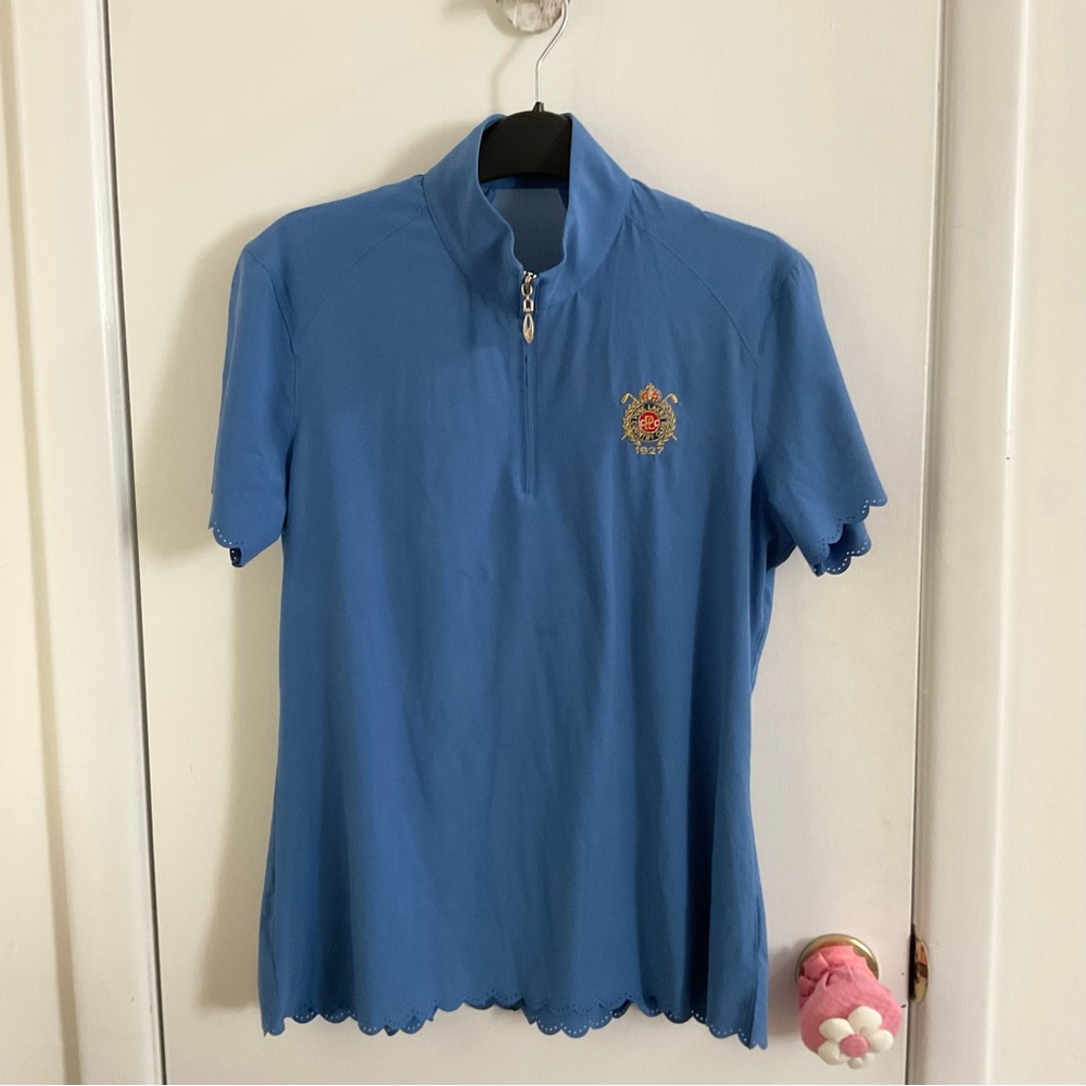 Greg Norman Womens X-Lite 50 Getaway Zip Golf Polo Medium
